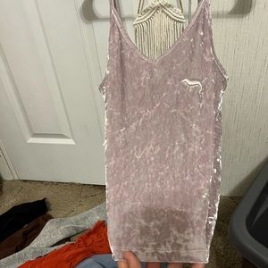 PINK velvet sleep tank